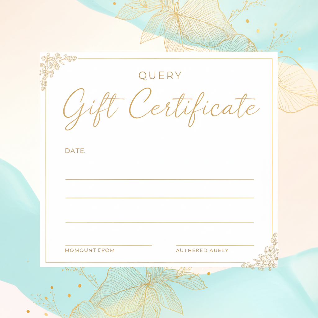 Massage Gift Certificate